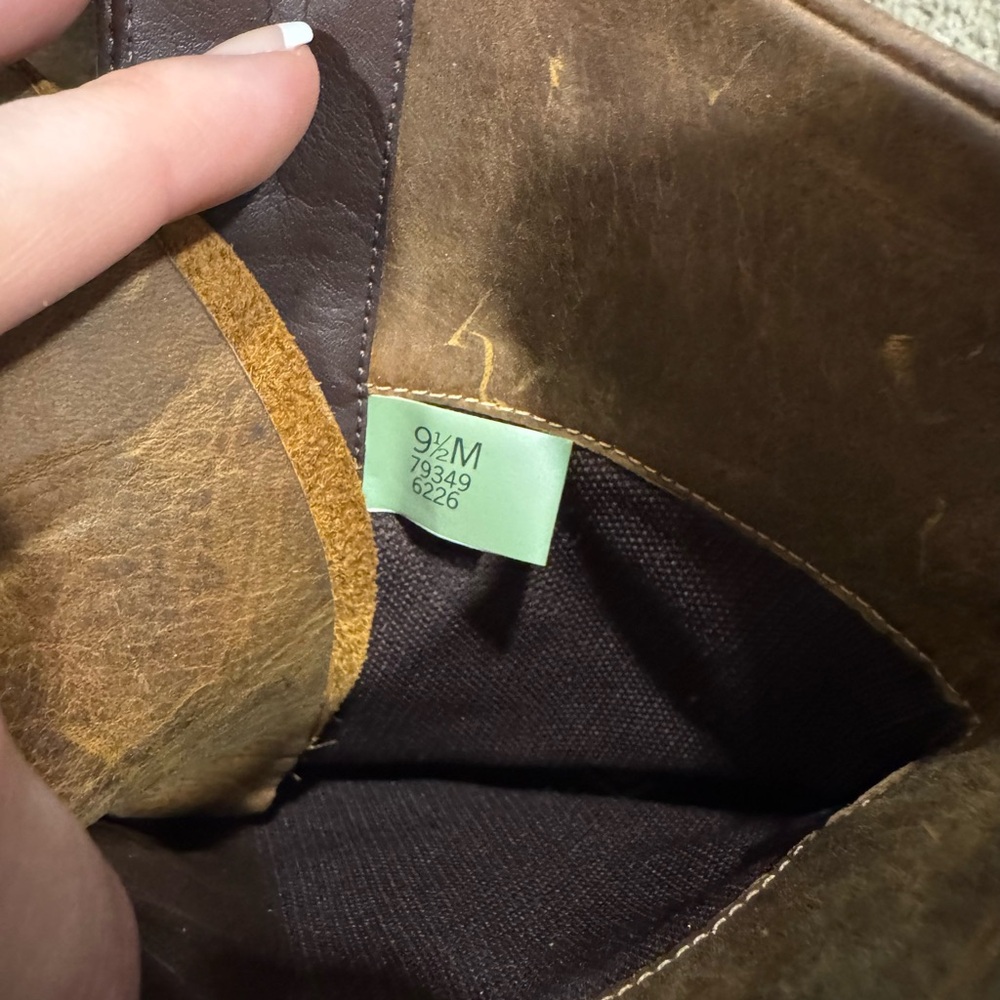Women’s Timberland Brown Leather Heeled Boots - Picture 6 of 6